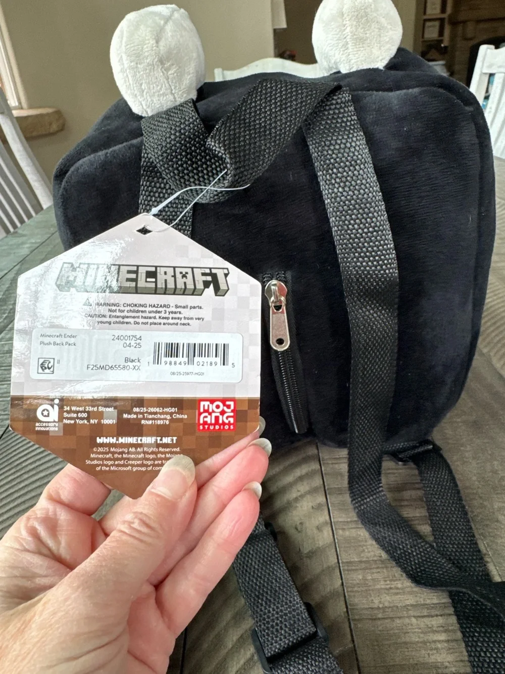 Minecraft Ender Dragon Backpack (NWT)
